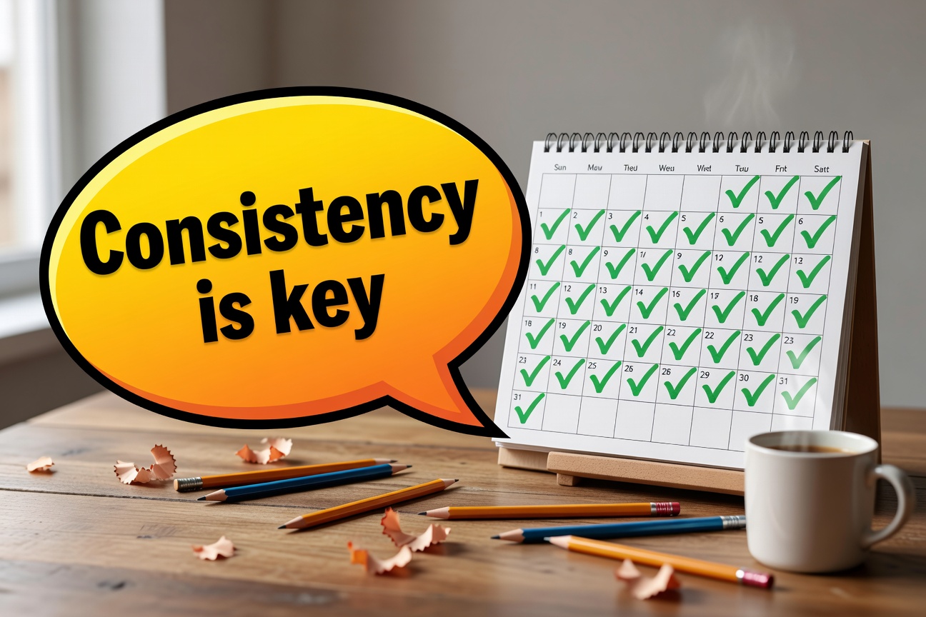 Consistency is key to habit success